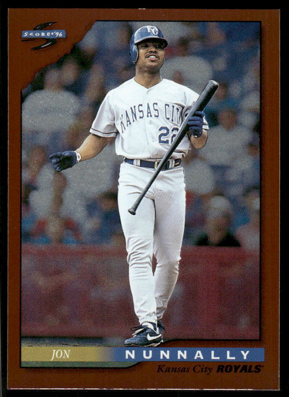 1996 Score Dugout Collection #A16 Jon Nunnally