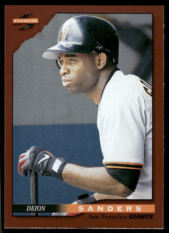 1996 Score Dugout Collection #A17 Deion Sanders