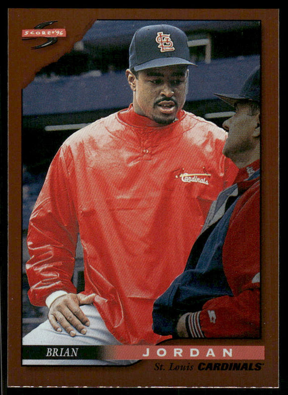 1996 Score Dugout Collection #A21 Brian Jordan