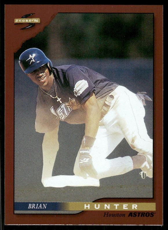 1996 Score Dugout Collection #A28 Brian L.Hunter