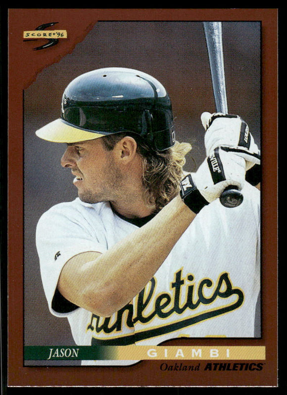 1996 Score Dugout Collection #A39 Jason Giambi