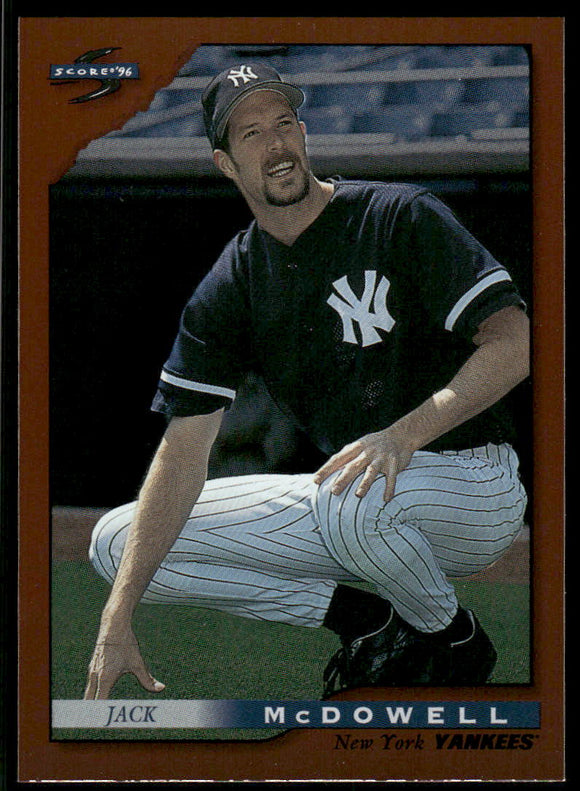 1996 Score Dugout Collection #A40 Jack McDowell