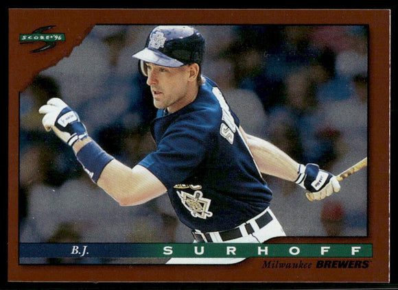 1996 Score Dugout Collection #A47 B.J. Surhoff