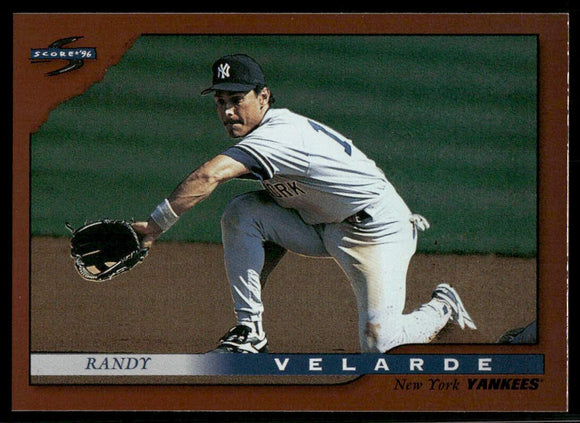 1996 Score Dugout Collection #A48 Randy Velarde
