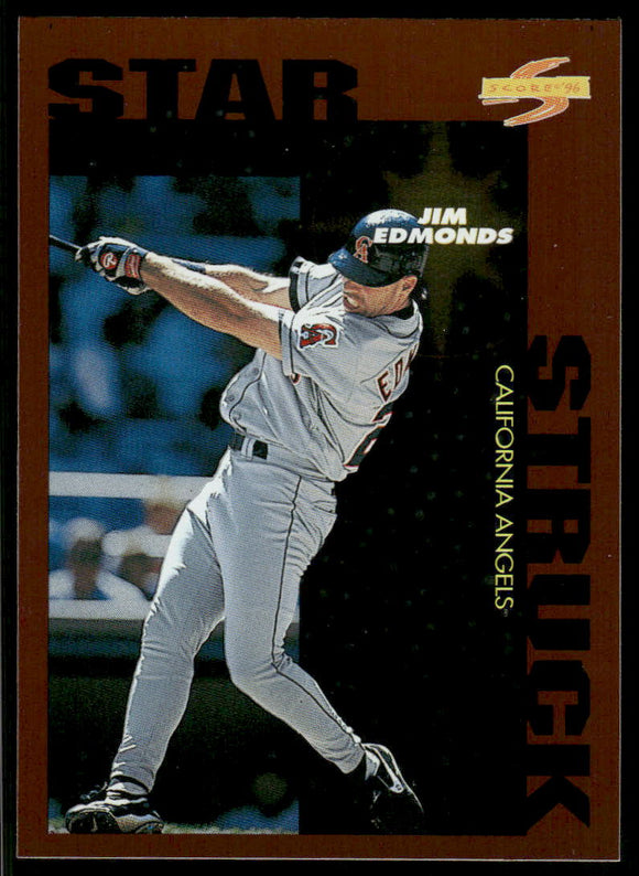 1996 Score Dugout Collection #B84 Jim Edmonds SS