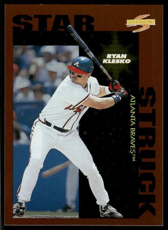 1996 Score Dugout Collection #B93 Ryan Klesko SS