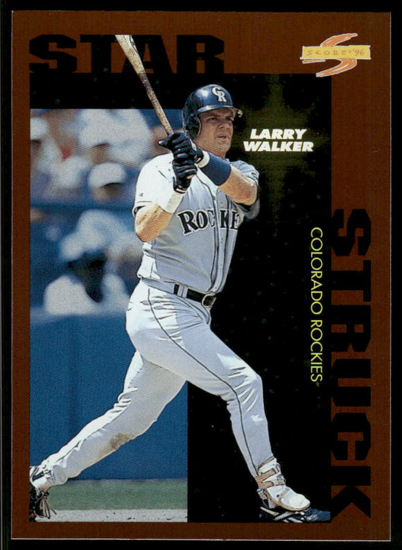 1996 Score Dugout Collection #B99 Larry Walker SS