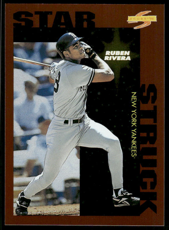 1996 Score Dugout Collection #B106 Ruben Rivera SS