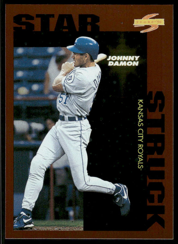 1996 Score Dugout Collection #B107 Johnny Damon SS