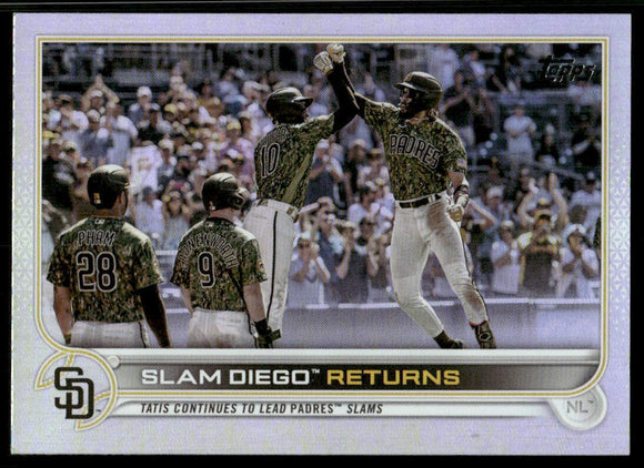 2022 Topps Rainbow Foil #125 Slam Diego Returns/Fernando Tatis Jr.