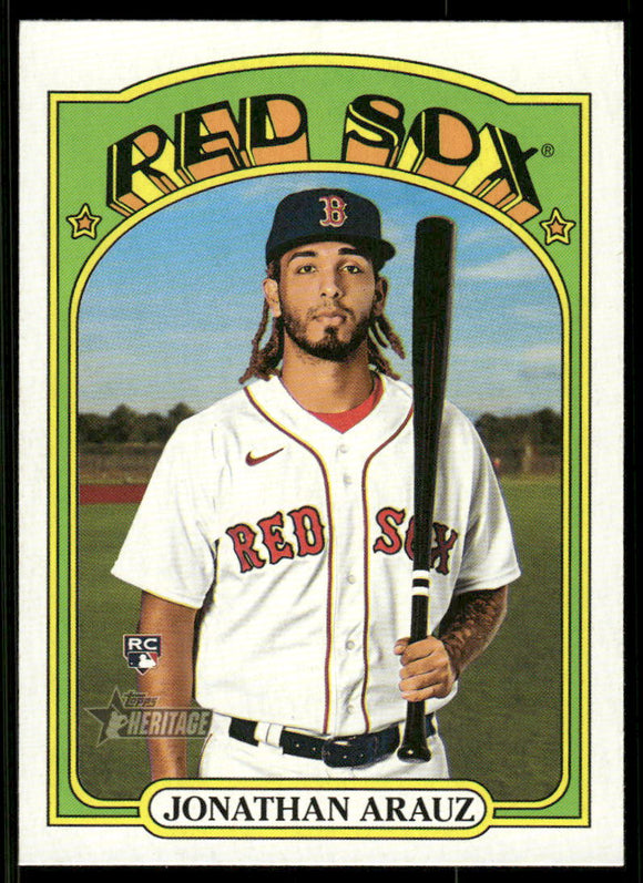2021 Topps Heritage #517 Jonathan Arauz RC