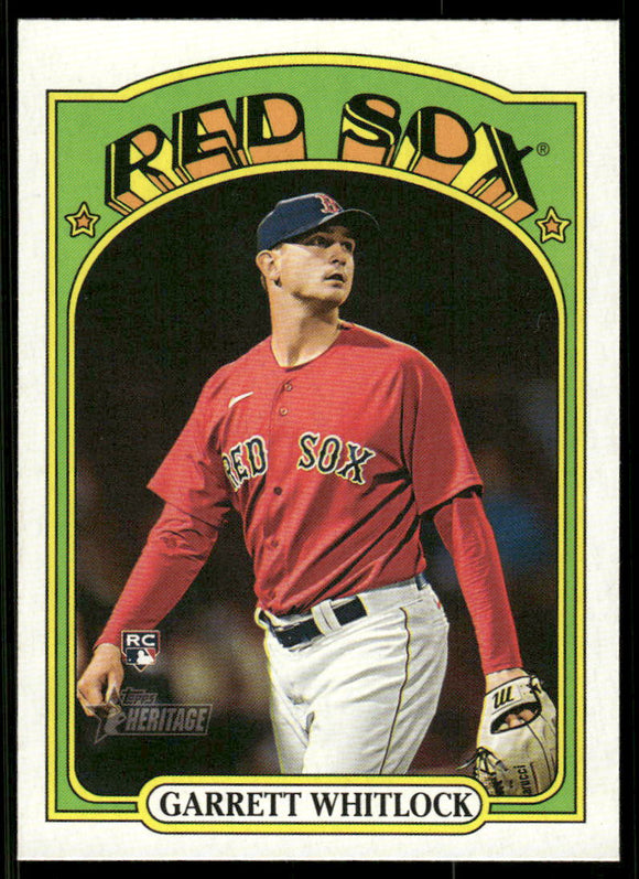 2021 Topps Heritage #518 Garrett Whitlock RC