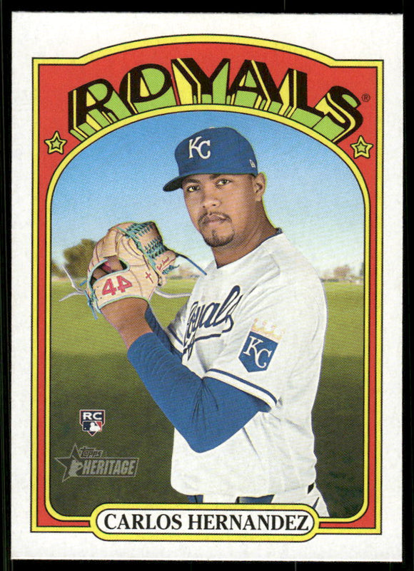 2021 Topps Heritage #519 Carlos Hernandez RC