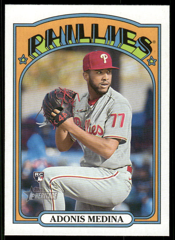 2021 Topps Heritage #520 Adonis Medina RC