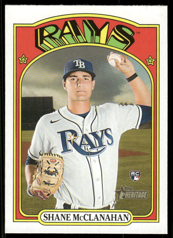2021 Topps Heritage #521 Shane McClanahan RC