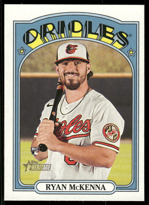 2021 Topps Heritage #525 Ryan McKenna RC
