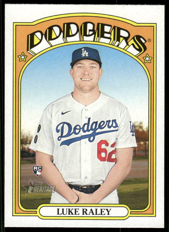 2021 Topps Heritage #526 Luke Raley RC
