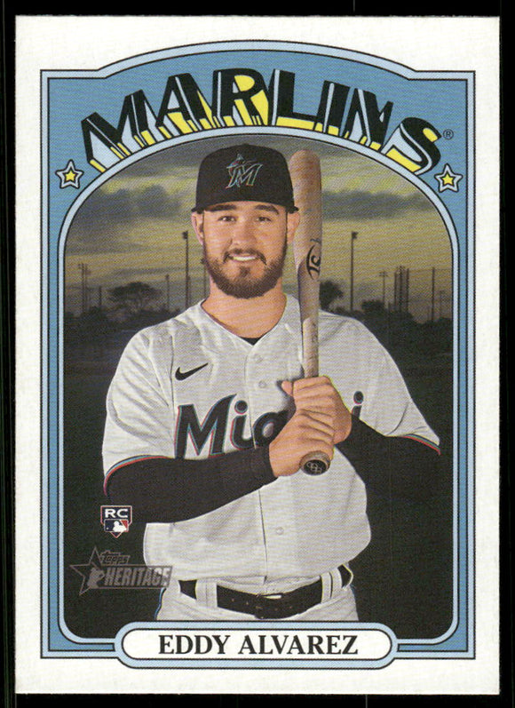 2021 Topps Heritage #528 Eddy Alvarez RC
