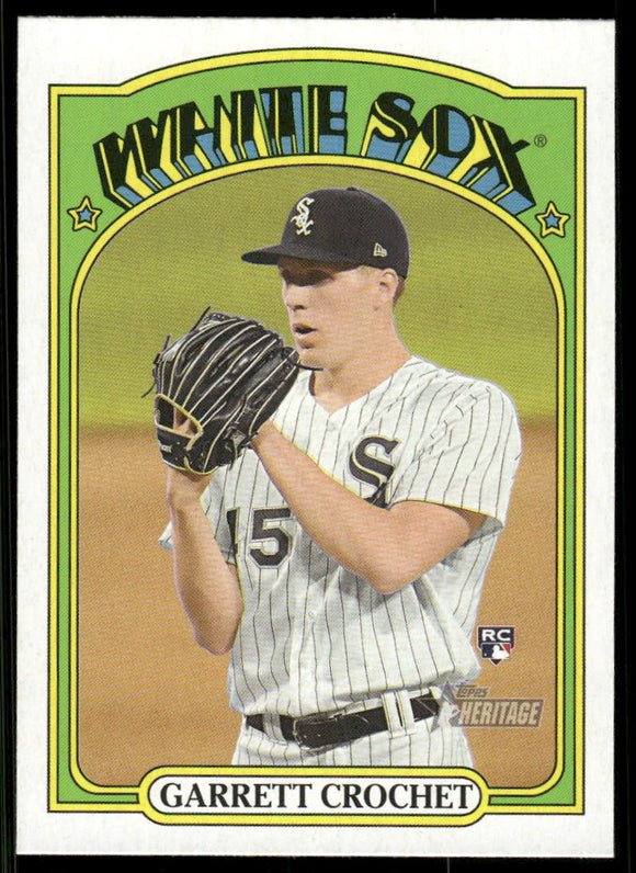 2021 Topps Heritage #537 Garrett Crochet RC