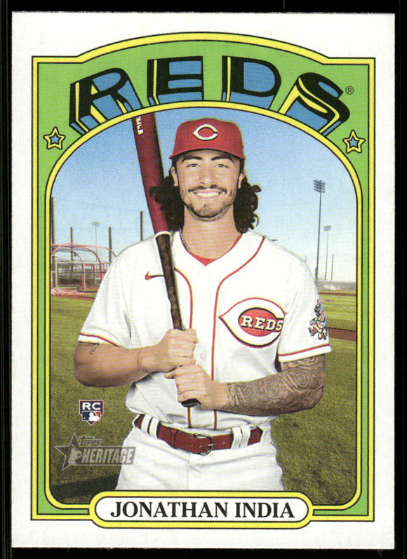 2021 Topps Heritage #541 Jonathan India RC