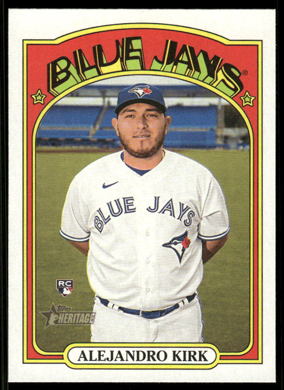 2021 Topps Heritage #544 Alejandro Kirk RC