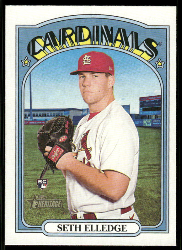 2021 Topps Heritage #549 Seth Elledge RC