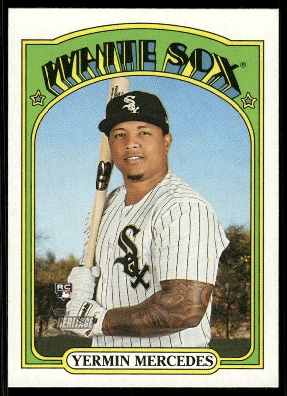 2021 Topps Heritage #561 Yermin Mercedes RC