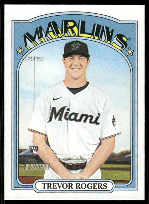 2021 Topps Heritage #563 Trevor Rogers RC