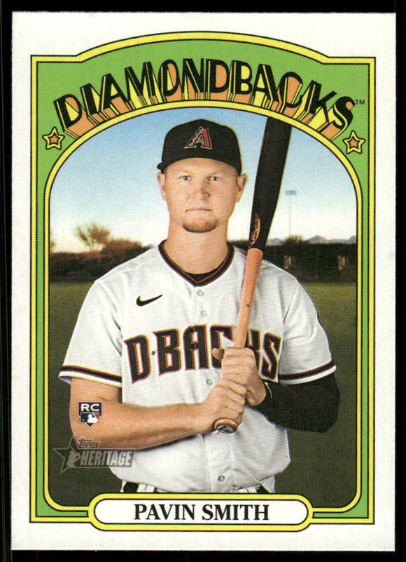 2021 Topps Heritage #570 Pavin Smith RC