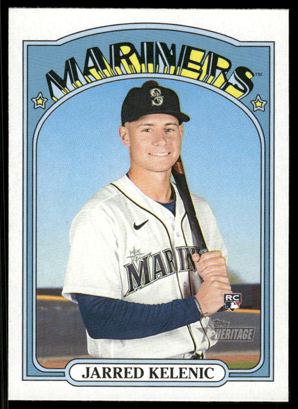 2021 Topps Heritage #584 Jarred Kelenic RC