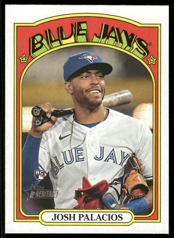 2021 Topps Heritage #589 Josh Palacios RC