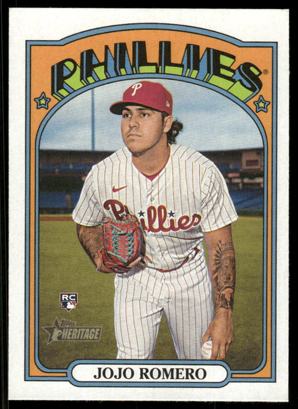 2021 Topps Heritage #591 JoJo Romero RC