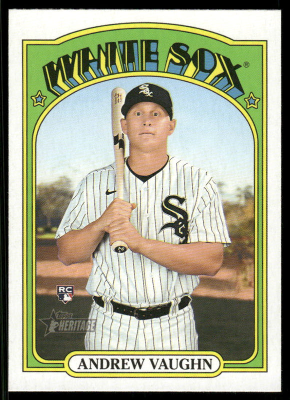 2021 Topps Heritage #624 Andrew Vaughn RC