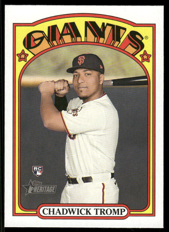 2021 Topps Heritage #631 Chadwick Tromp RC