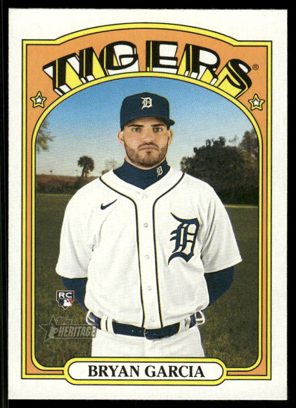 2021 Topps Heritage #642 Bryan Garcia RC