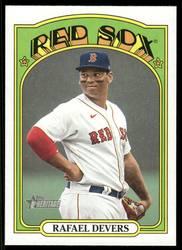 2021 Topps Heritage #645 Rafael Devers