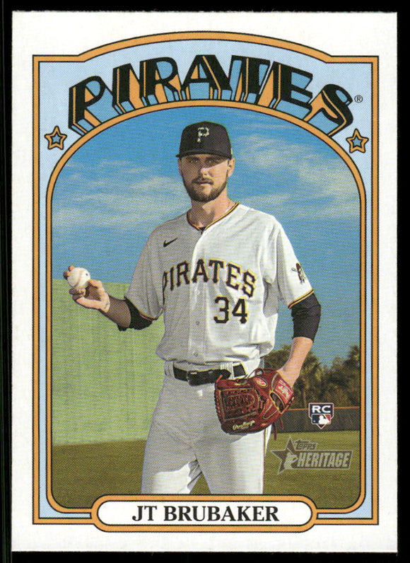 2021 Topps Heritage #646 JT Brubaker RC