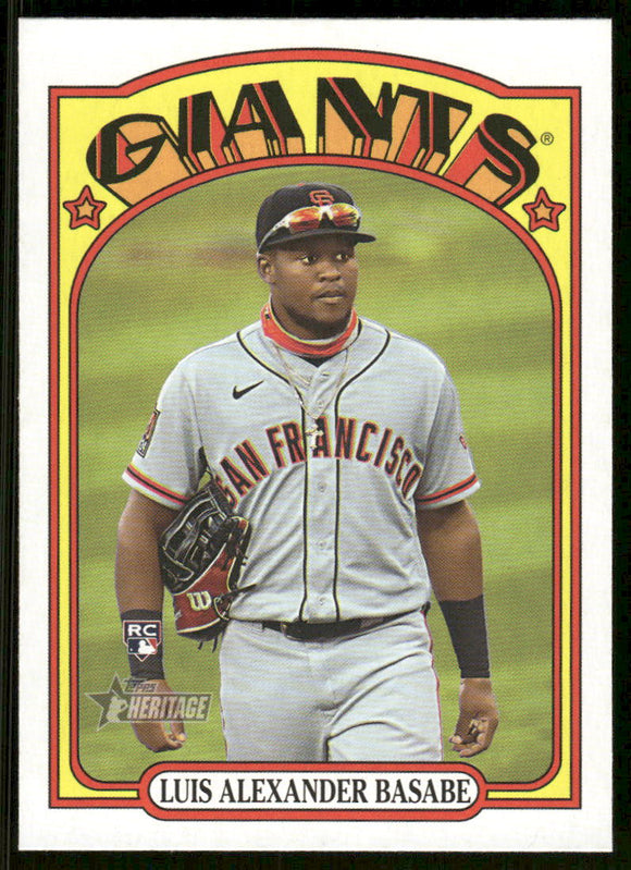 2021 Topps Heritage #650 Luis Alexander Basabe RC