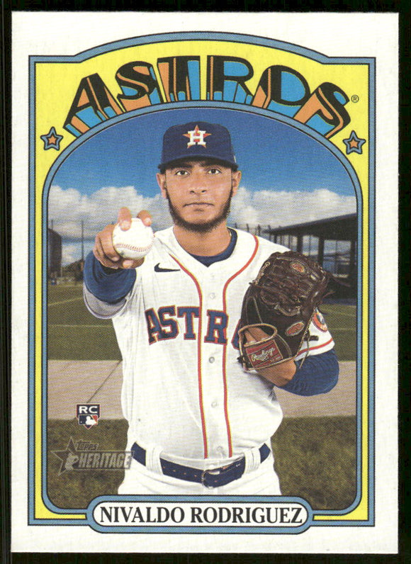 2021 Topps Heritage #675 Nivaldo Rodriguez RC