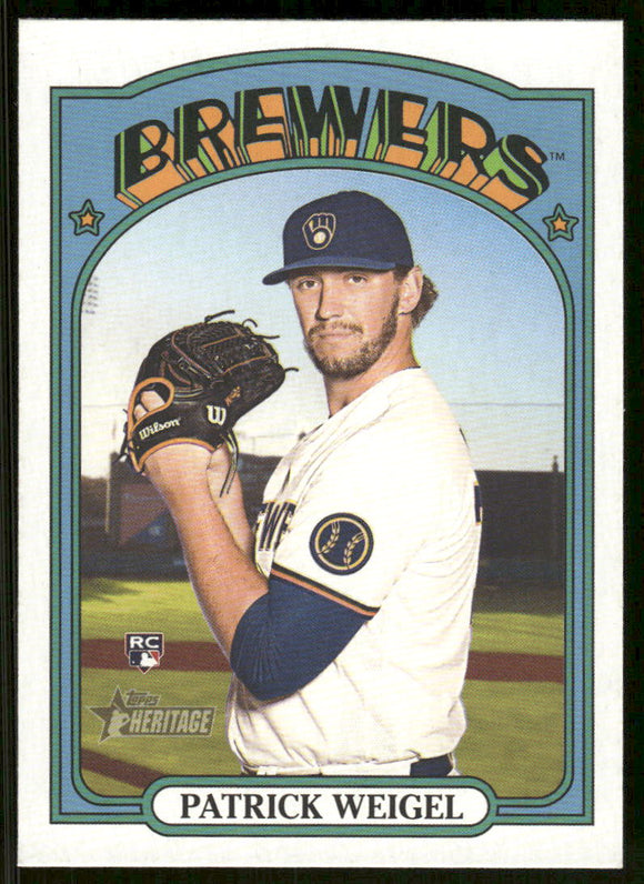 2021 Topps Heritage #674 Patrick Weigel RC