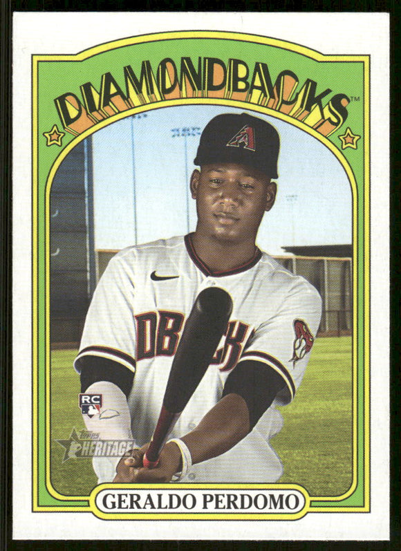 2021 Topps Heritage #682 Geraldo Perdomo RC