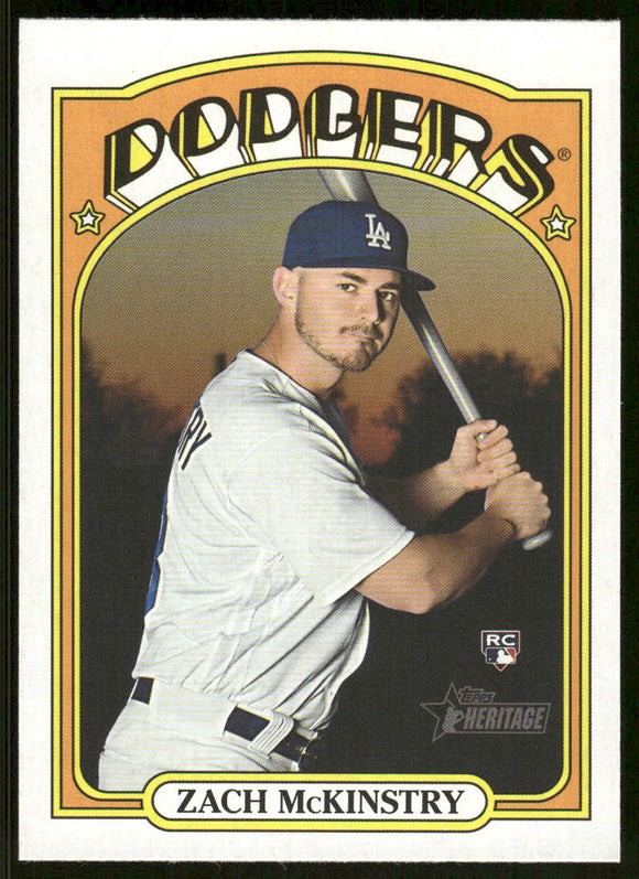 2021 Topps Heritage #686 Zach McKinstry RC