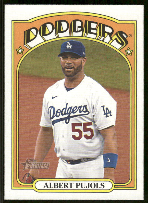 2021 Topps Heritage #687 Albert Pujols