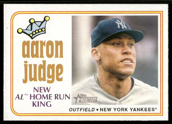 2023 Topps Heritage #1 Aaron Judge TRIBUTE