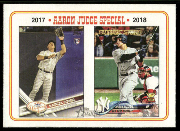 2023 Topps Heritage #2 Aaron Judge TRIBUTE