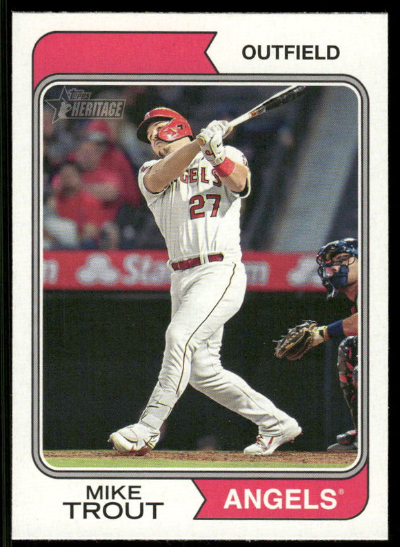 2023 Topps Heritage #5 Mike Trout