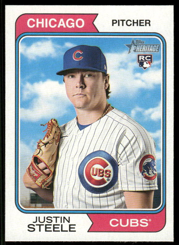 2023 Topps Heritage #63 Justin Steele RC