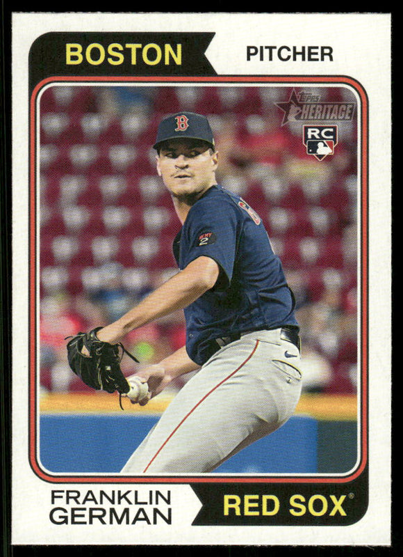 2023 Topps Heritage #77 Franklin German RC