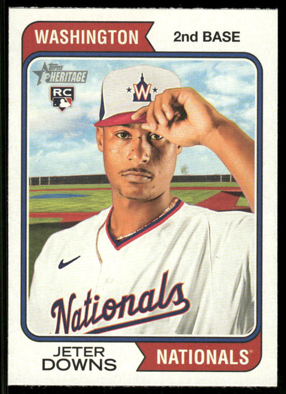 2023 Topps Heritage #84 Jeter Downs RC