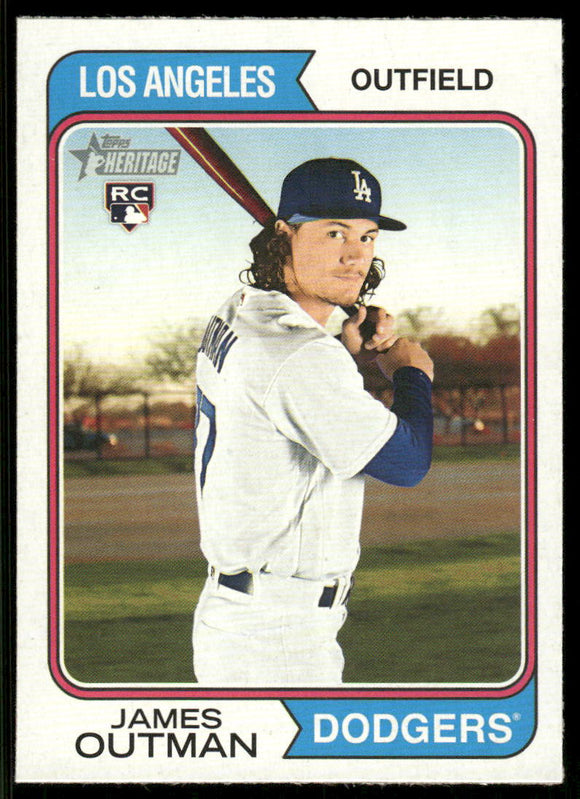 2023 Topps Heritage #93 James Outman RC